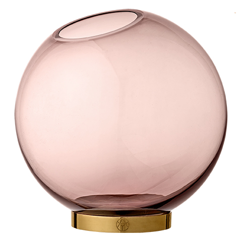 GLOBE vase avec pied GLOBE vase avec pied