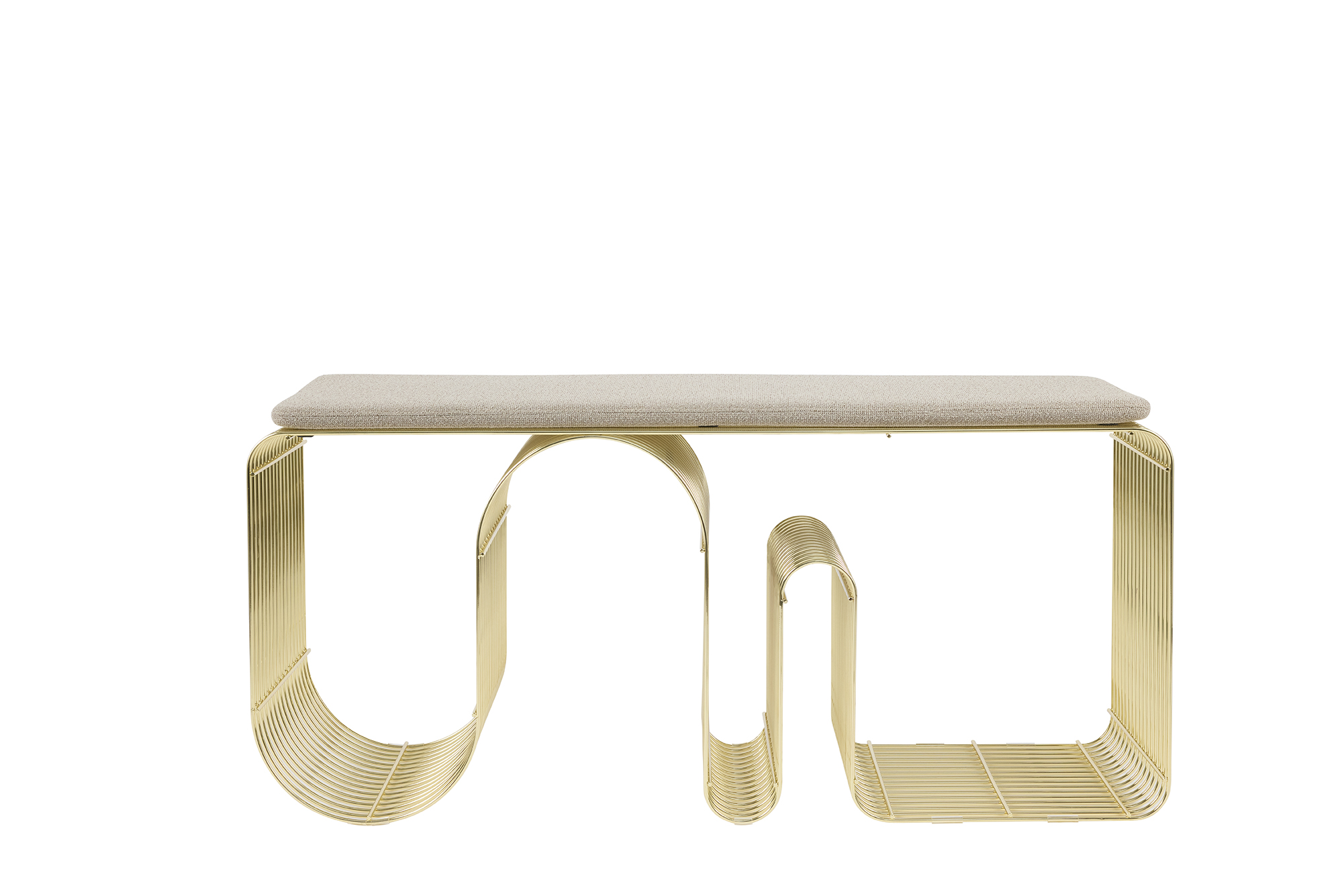 CURVA seat cushion for bench