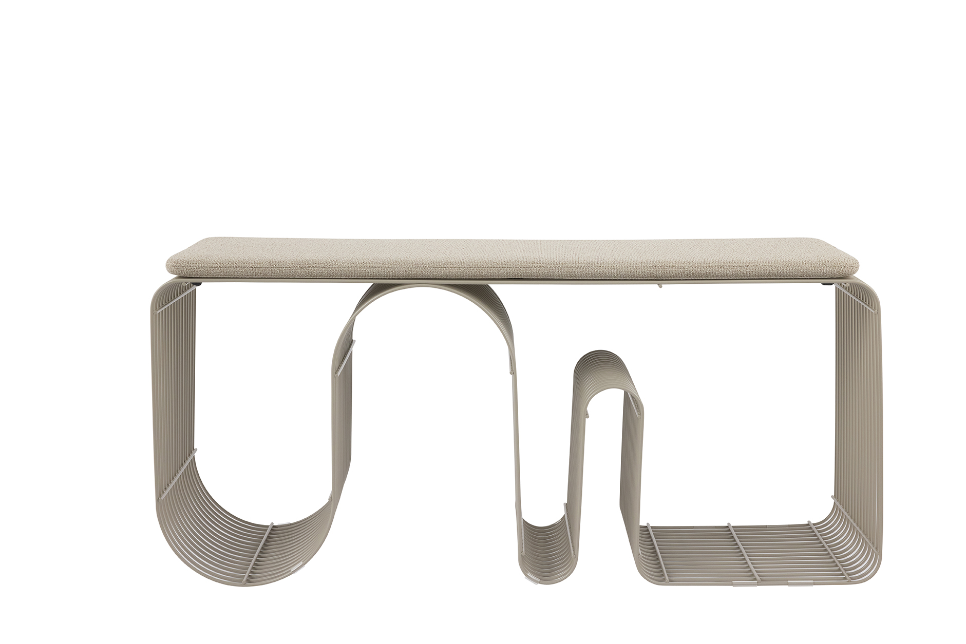 CURVA seat cushion for bench